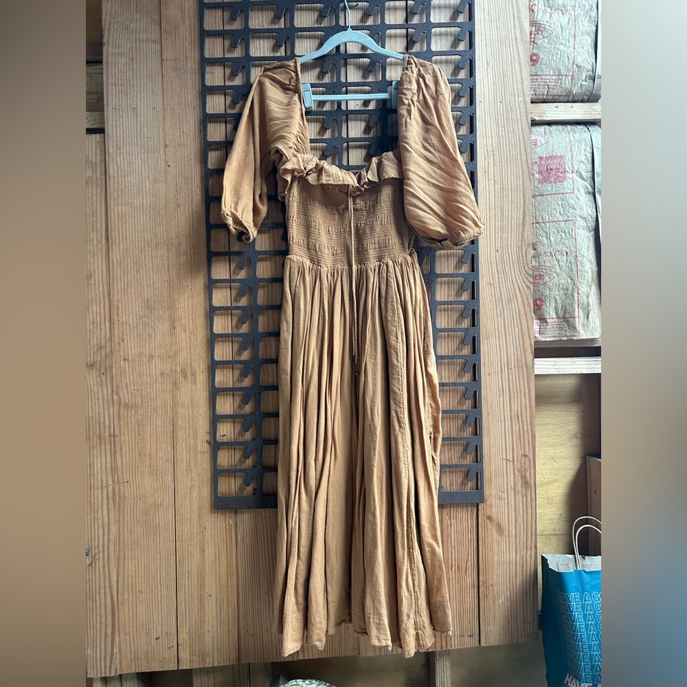 Free People Oasis Midi Dress in Cathay Spice